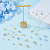FIBLOOM 100Pcs 10 Styles 201 & 304 Stainless Steel Bead Cap Pendant Bails STAS-FI0001-02-6