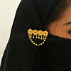 Elegant Middle Eastern Style Star Brass Brooches for Women LM4618-2