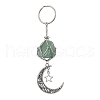 Brass Macrame Pouch Empty Stone Holder Pendant Keychains KEYC-JKC00695-3