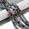 Natural Dragon Veins Agate Bead Strands G-NH0013-B01-01-1
