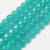 Natural Malaysia Jade Bead Strands G-M101-8mm-05-1