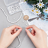   2 Strands Frosted Synthetic Howlite Round Bead Strands G-PH0019-33-5
