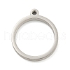 Non-Tarnish 304 Stainless Steel Laser Cut Pendants STAS-U009-06B-02-1