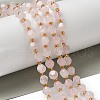 Natural Rose Quartz Beads Strands G-K387-A08-01-1