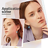 Beebeecraft 30Pcs Brass Dangle Earring Findings KK-BBC0008-54-5