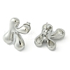 Rack Plating Brass Earrings EJEW-S222-01P-K-2