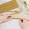 11M Polyester Wavy Lace Ribbon OCOR-WH0088-26B-3