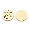 Mother's Day 201 Stainless Steel Pendants STAS-T064-37G-29-1