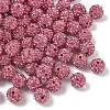 Polymer Clay Rhinestone Beads RB-C1438-10mm-A23-1