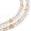 Natural Rutilated Quartz Beaded Necklaces NJEW-JN02990-05-3