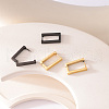 Simple Square Stainless Steel Hoop Earrings OA6686-2-6