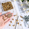 SOFPLATE 100Pcs 10 Styles Tibetan Style Alloy Beads Cone FIND-SP0001-68-3