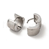 Non-Tarnish 304 Stainless Steel Thick Hoop Earrings EJEW-P255-02P-2