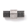 Tibetan Style PVD Vacuum Plating 304 Stainless Steel Magnetic Clasps with Glue-in Ends STAS-G276-30AS-1