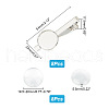 DICOSMETIC DIY Blank Dome Tie Clip Making Kit DIY-DC0002-25-2