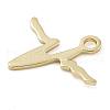 Ion Plating(IP) 304 Stainless Steel Charms STAS-U032-12G-2