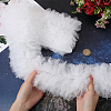 CABODYALS 3 Yards Polyester Pleated Lace Trim OCOR-CY0001-02B-3