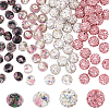   DIY Polymer Clay Rhinestone & Gold Sand Lampwork Beads Making Findings Beads Kits RB-PH0001-59-1