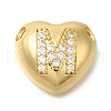 Rack Plating Brass Micro Pave Cubic Zirconia Pendants KK-I722-04G-M-1
