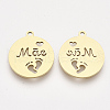 201 Stainless Steel Pendants STAS-T044-145G-1