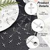 HOBBIESAY 50Pcs Tibetan Style Alloy Pendants FIND-HY0003-70-5