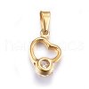 304 Stainless Steel Pendants STAS-P216-80G-2