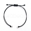 Waxed Polyester Cord Bracelets Making AJEW-JB01297-01-1