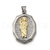 Brass Pendants KK-V013-02GP-01-1