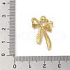 Rack Plating Brass Micro Pave Cubic Zirconia Pendants KK-H473-08B-G-3