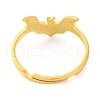 Animal 201 Stainless Steel Adjustable Rings for Women RJEW-D082-05F-3