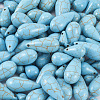  105Pcs 3 Styles Synthetic Turquoise Dyed Beads Strands G-TA0001-91A-2