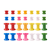 Dyed Wooden Empty Spools for Wire WOOD-TA0001-53-10