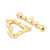 Brass Toggle Clasps KK-A223-01G-3