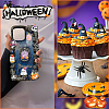 SUNNYCLUE 84Pcs 16 Styles Halloween Opaque Resin Decoden Cabochons CRES-SC0002-89-5