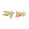 Brass Micro Pave Cubic Zirconia Pendants ZIRC-I063-33G-3