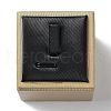 Wood Coverd with PU Leather Ring Display Pedestals ODIS-C010-02-4