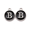 Platinum Plated Alloy Charms ENAM-S118-02B-P-1