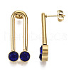 201 Stainless Steel Stud Earrings X-STAS-R115-27A-G-3