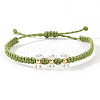 Glass Seed Beaded Braided Bead Beacelets BY5894-9-1