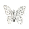304 Stainless Steel Hollow Butterfly Pendants STAS-L293-16A-P-1