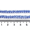 Electroplate Transparent Glass Beads Strands EGLA-A035-T3mm-A14-4