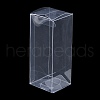 Rectangle Transparent Plastic PVC Box Gift Packaging CON-F013-01N-1