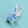 925 Sterling Silver Birthstone Charms STER-G035-01C-03-2