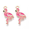 Marine Animals Alloy Enamel Pendants ENAM-T022-34F-1