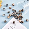 60 Pcs 15mm Silicone Beads Loose Silicone Beads Kit Leopard Print Silicone Beads for Keychain Making Bracelet Necklace JX309A-3