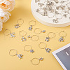 48Pcs 24 Style 12 Constellations Alloy Wine Glass Charms with Rhinestone AJEW-TAC00002-16