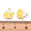 304 Stainless Steel Enamel Charms STAS-T065-44G-3