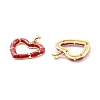 Rack Plating Brass Micro Pave Colorful Cubic Zirconia Pendants KK-D073-07G-3