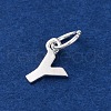 925 Sterling Silver Letter Charms STER-C012-01S-Y-2