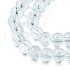Baking Paint Transparent Glass Beads Strands DGLA-N006-6mm-07-3